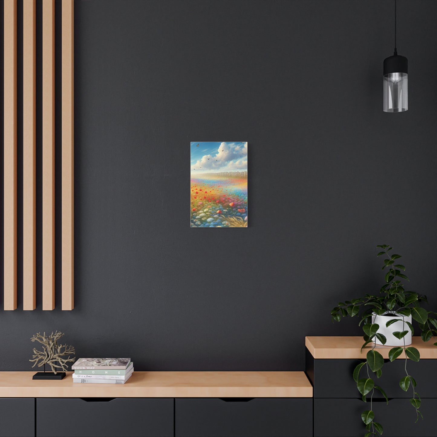Vibrant Flower Field Canvas Wall Art