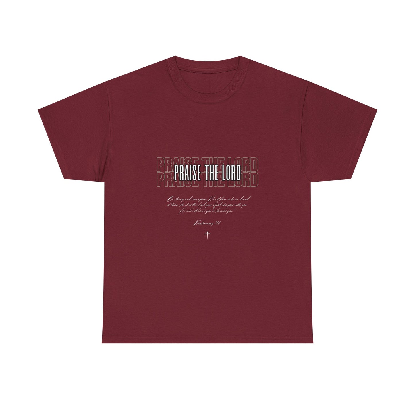 Praise The Lord Unisex Heavy Cotton Tee - Comfortable Faith-Based T-Shirt