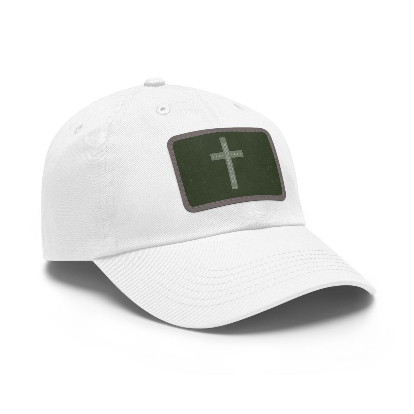 Copy of Faith-Inspired Dad Hat with Leather Patch | Stylish Black Cap for Everyday Wear