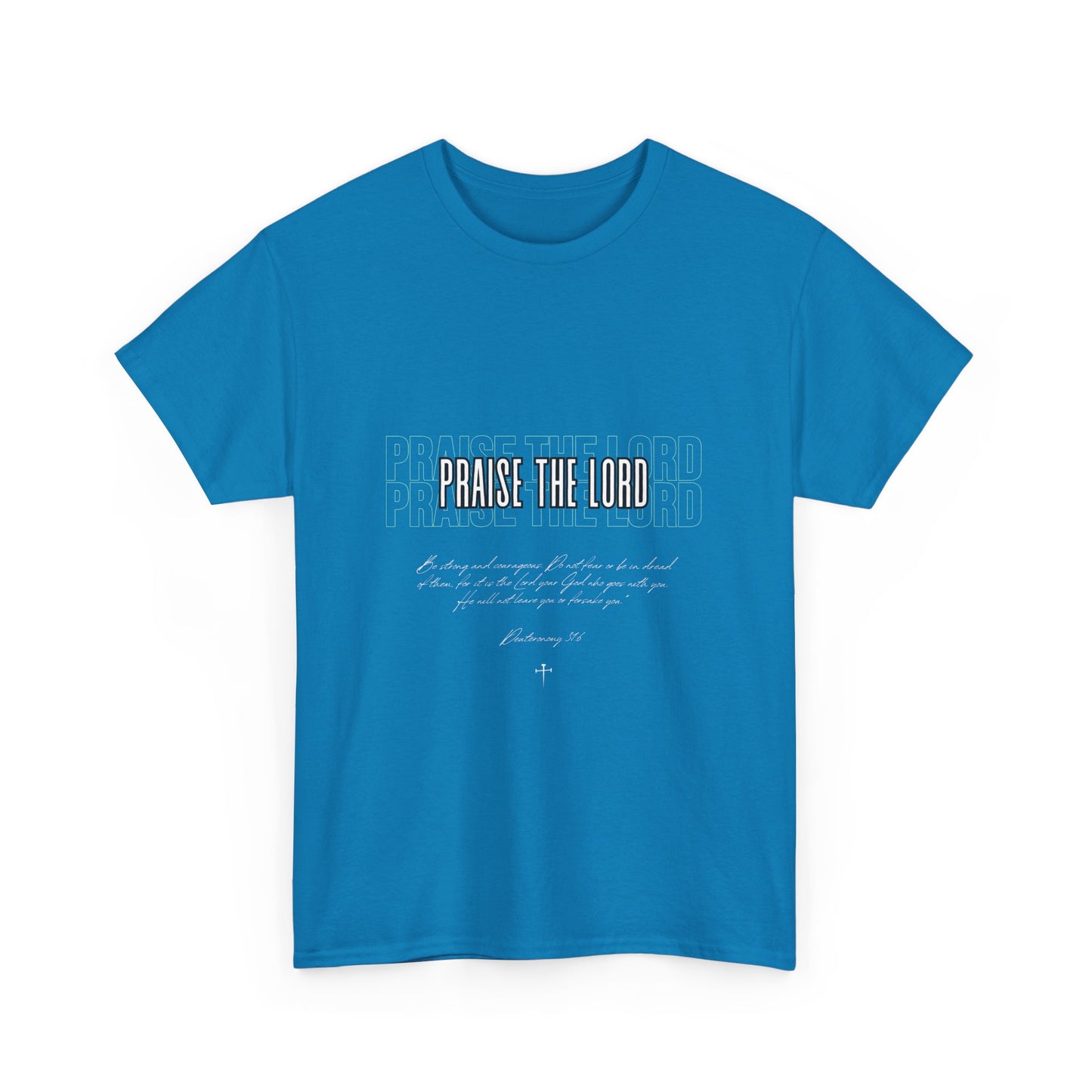 Praise The Lord Unisex Heavy Cotton Tee - Comfortable Faith-Based T-Shirt
