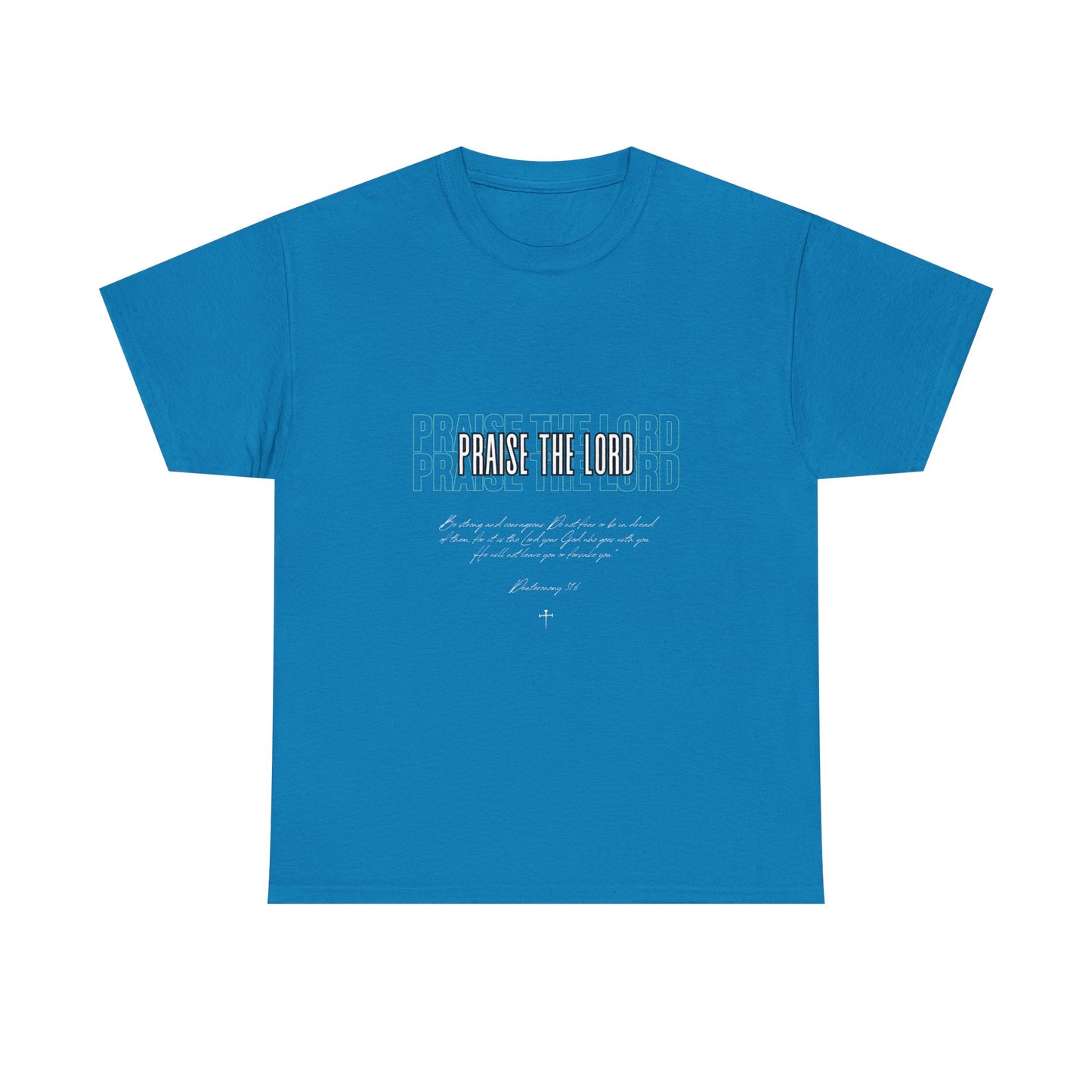 Praise The Lord Unisex Heavy Cotton Tee - Comfortable Faith-Based T-Shirt