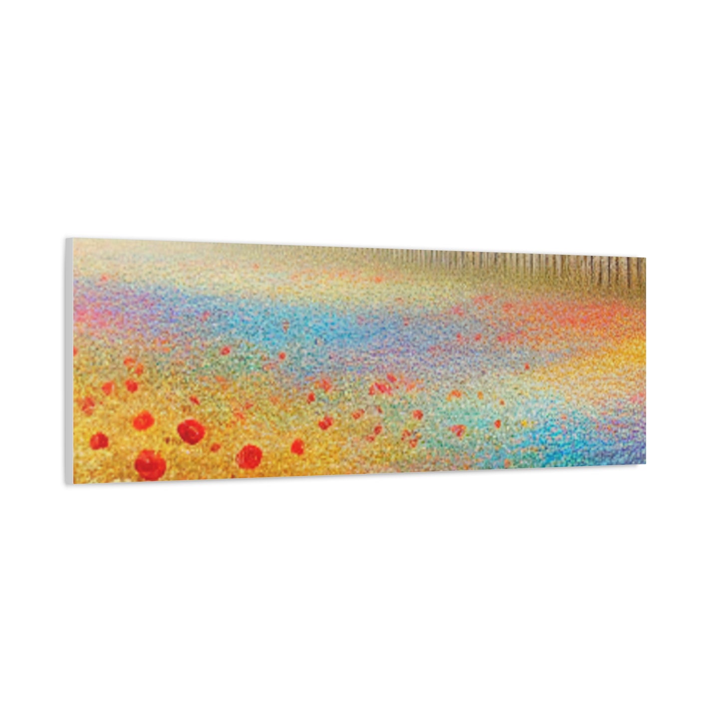 Vibrant Flower Field Canvas Wall Art