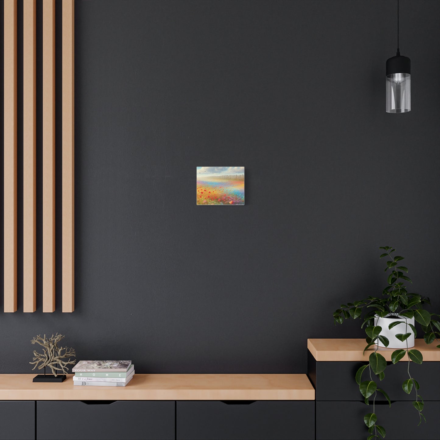 Vibrant Flower Field Canvas Wall Art
