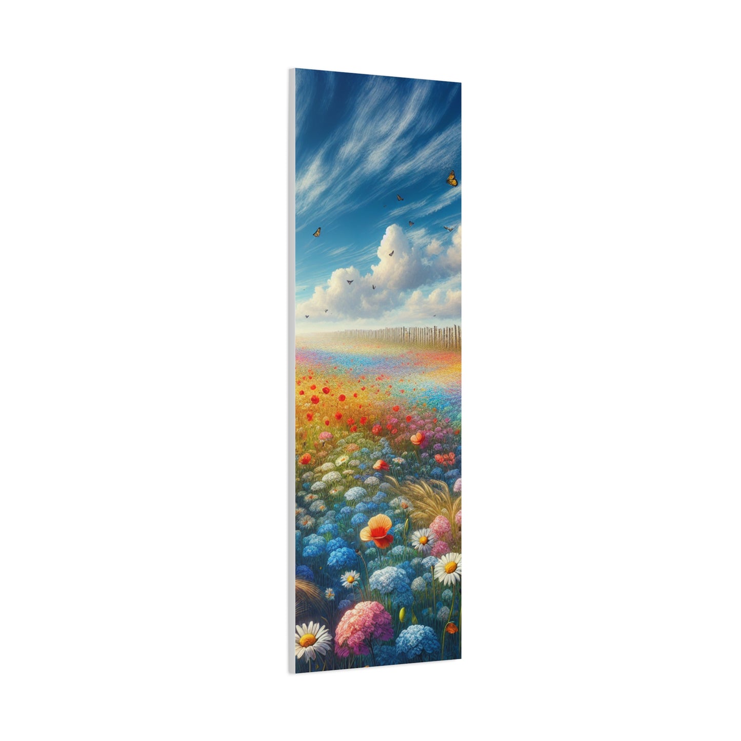 Vibrant Flower Field Canvas Wall Art