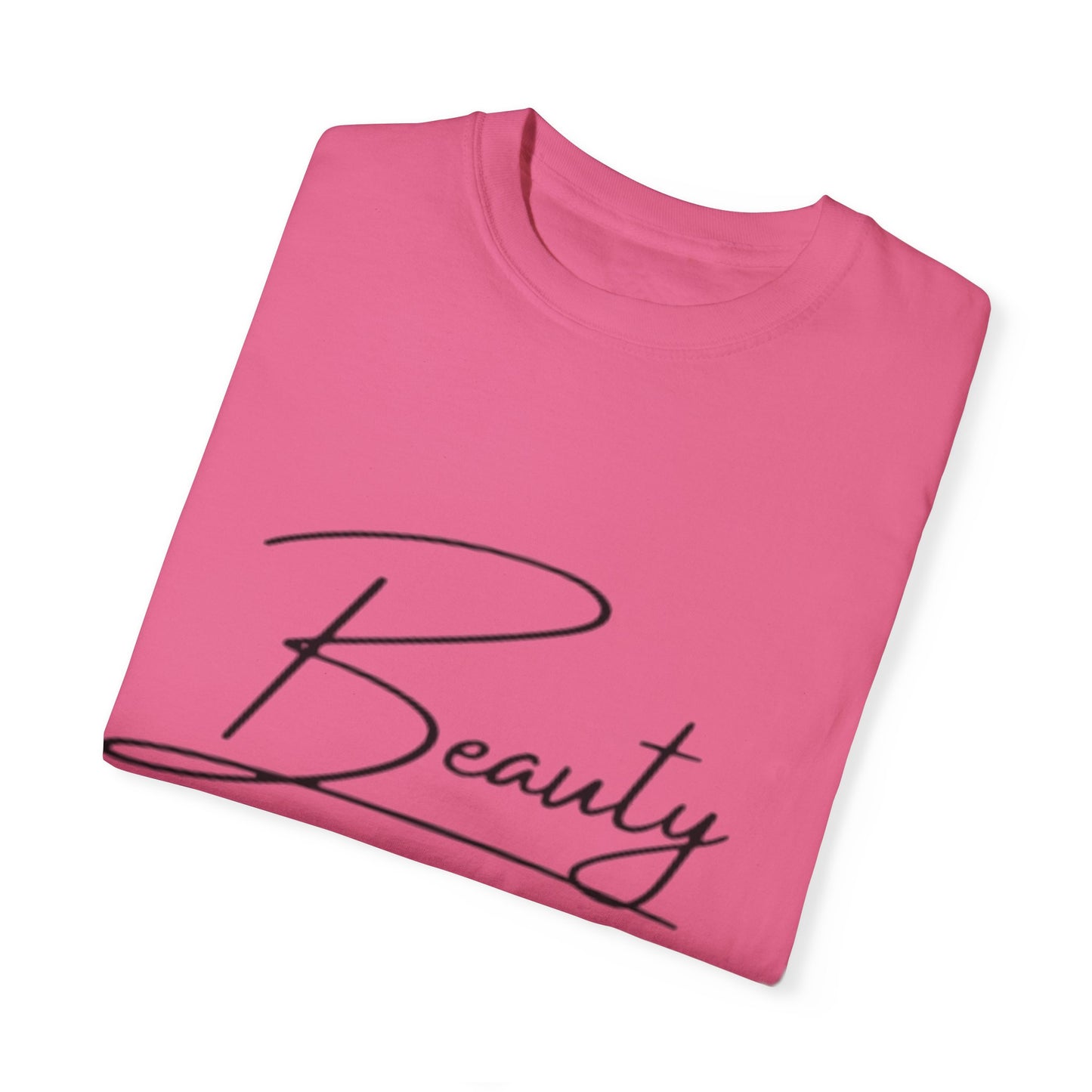 Unisex Garment-Dyed T-Shirt | Beauty for Ashes Inspirational Tee | Uplifting Message for Comfort and Hope