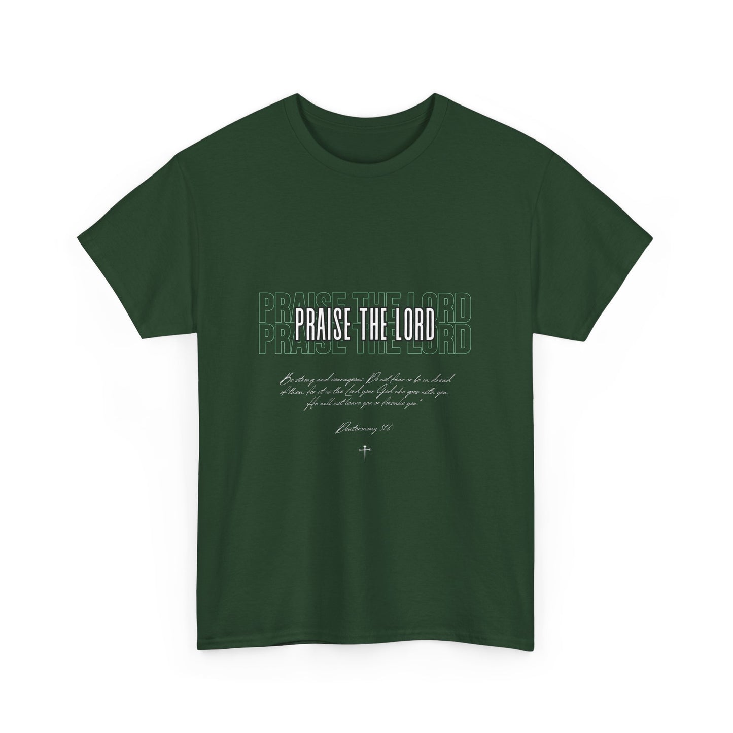 Praise The Lord Unisex Heavy Cotton Tee - Comfortable Faith-Based T-Shirt