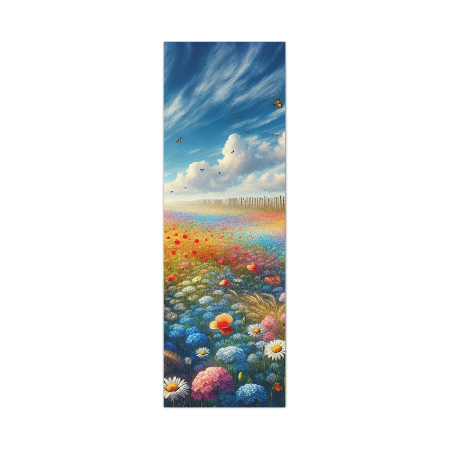 Vibrant Flower Field Canvas Wall Art