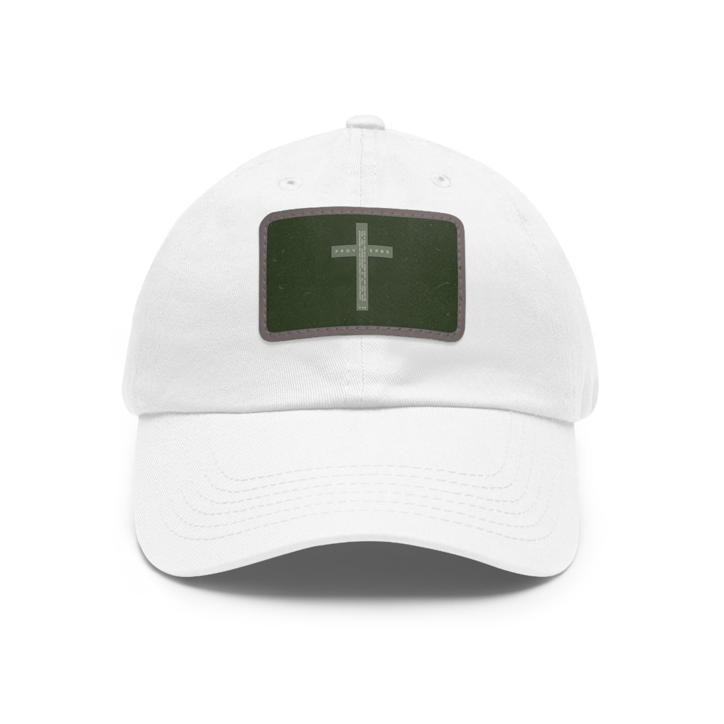 Copy of Faith-Inspired Dad Hat with Leather Patch | Stylish Black Cap for Everyday Wear