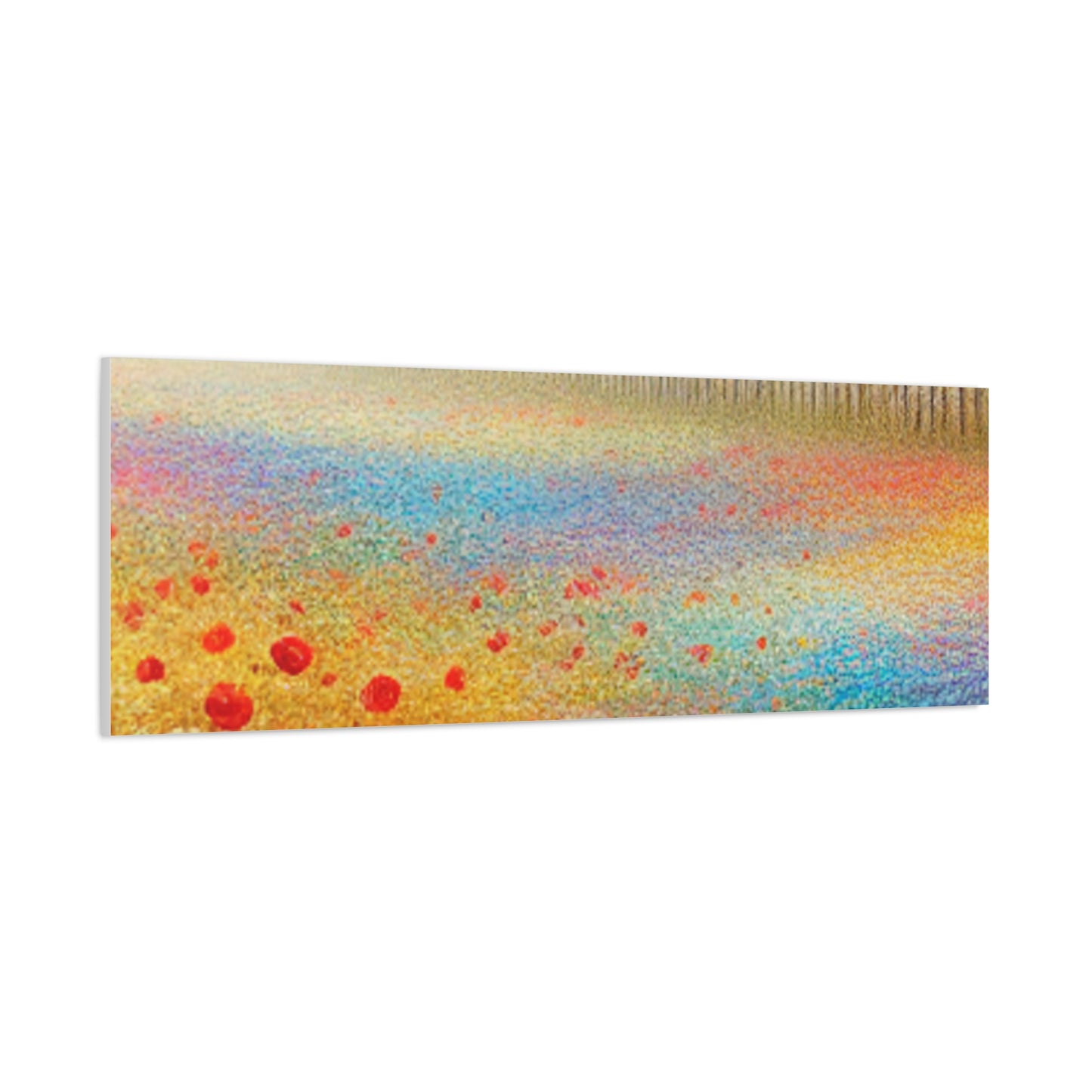 Vibrant Flower Field Canvas Wall Art