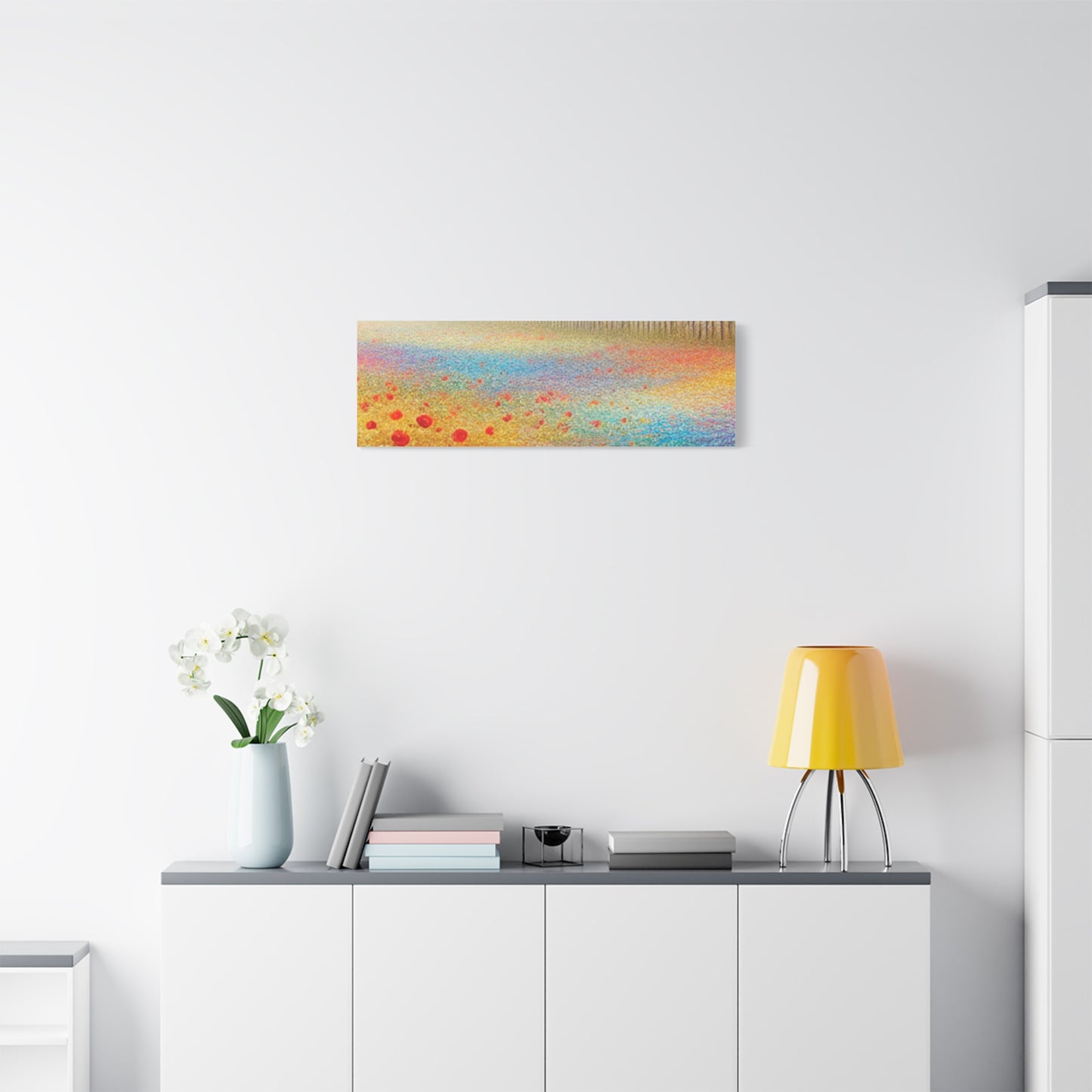 Vibrant Flower Field Canvas Wall Art