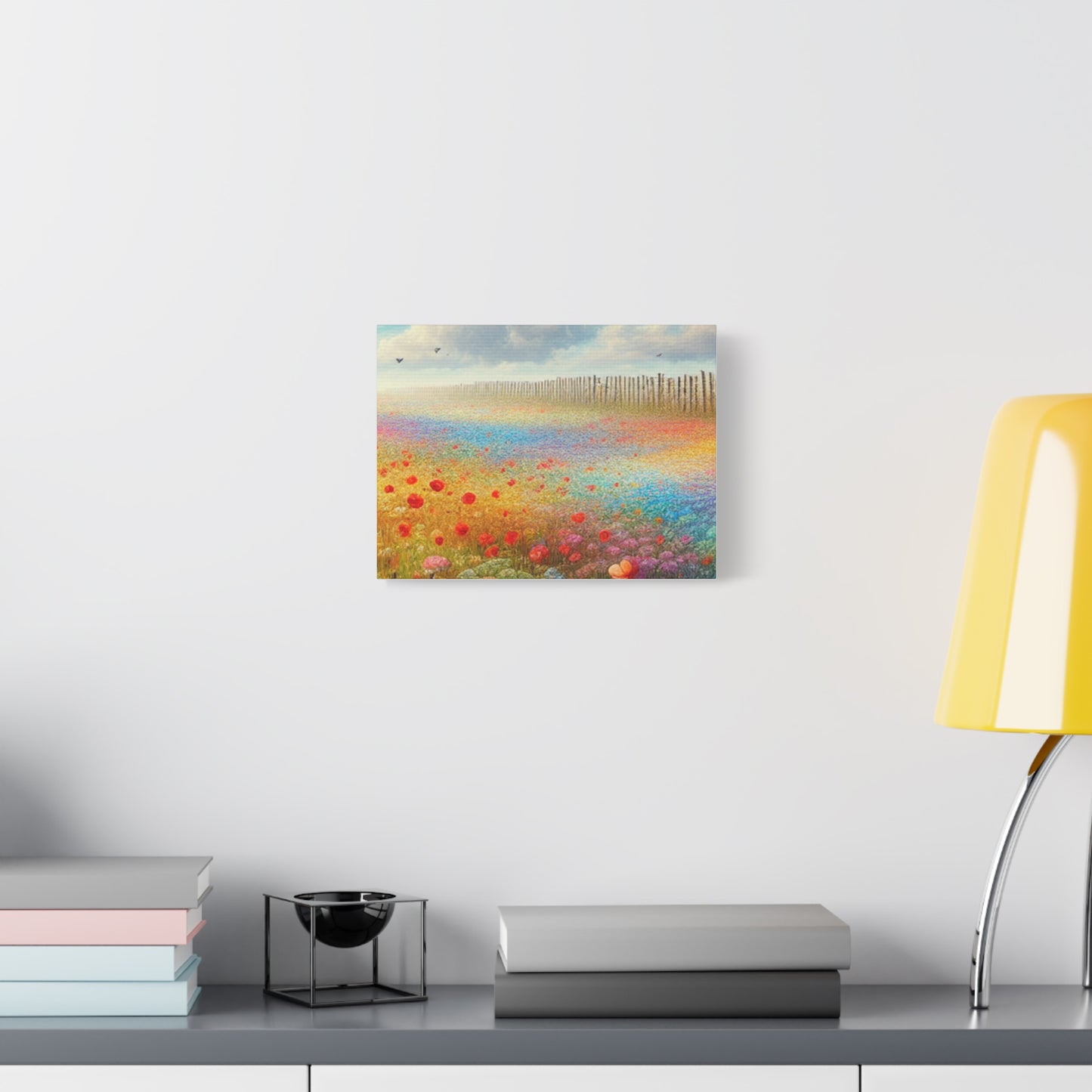 Vibrant Flower Field Canvas Wall Art