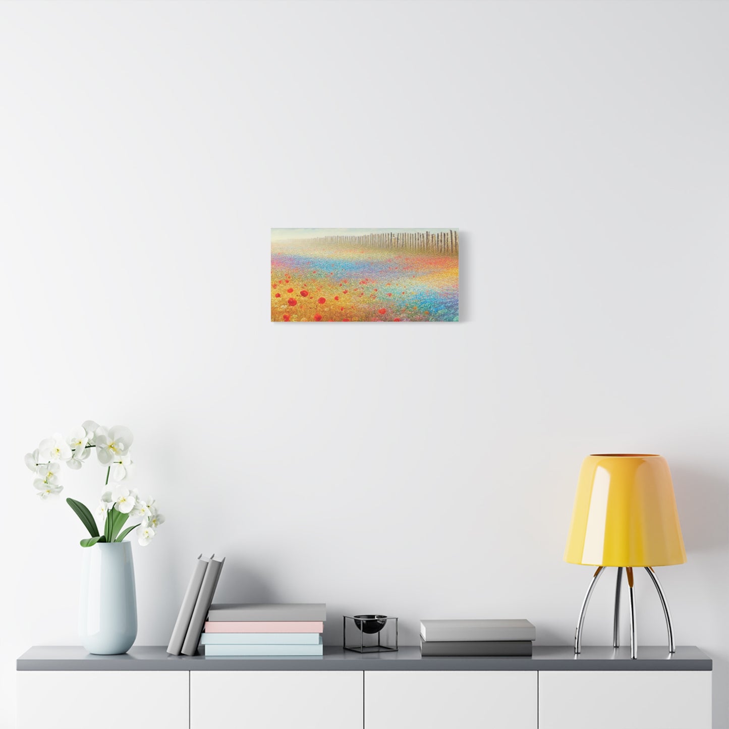 Vibrant Flower Field Canvas Wall Art