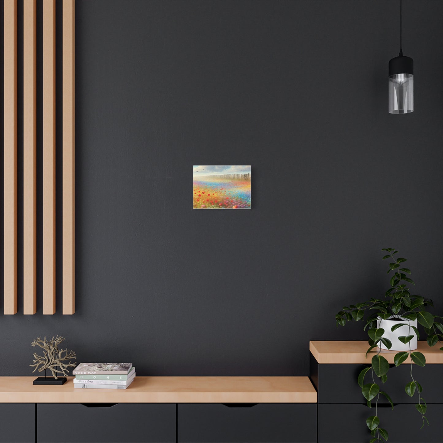 Vibrant Flower Field Canvas Wall Art
