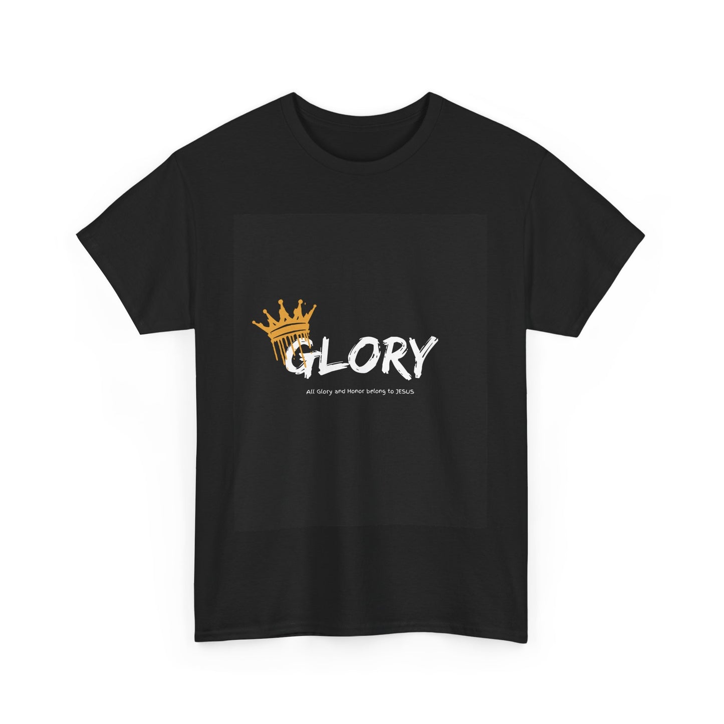 Unisex Heavy Cotton Tee - 'GLORY' Graphic T-Shirt for Casual Style