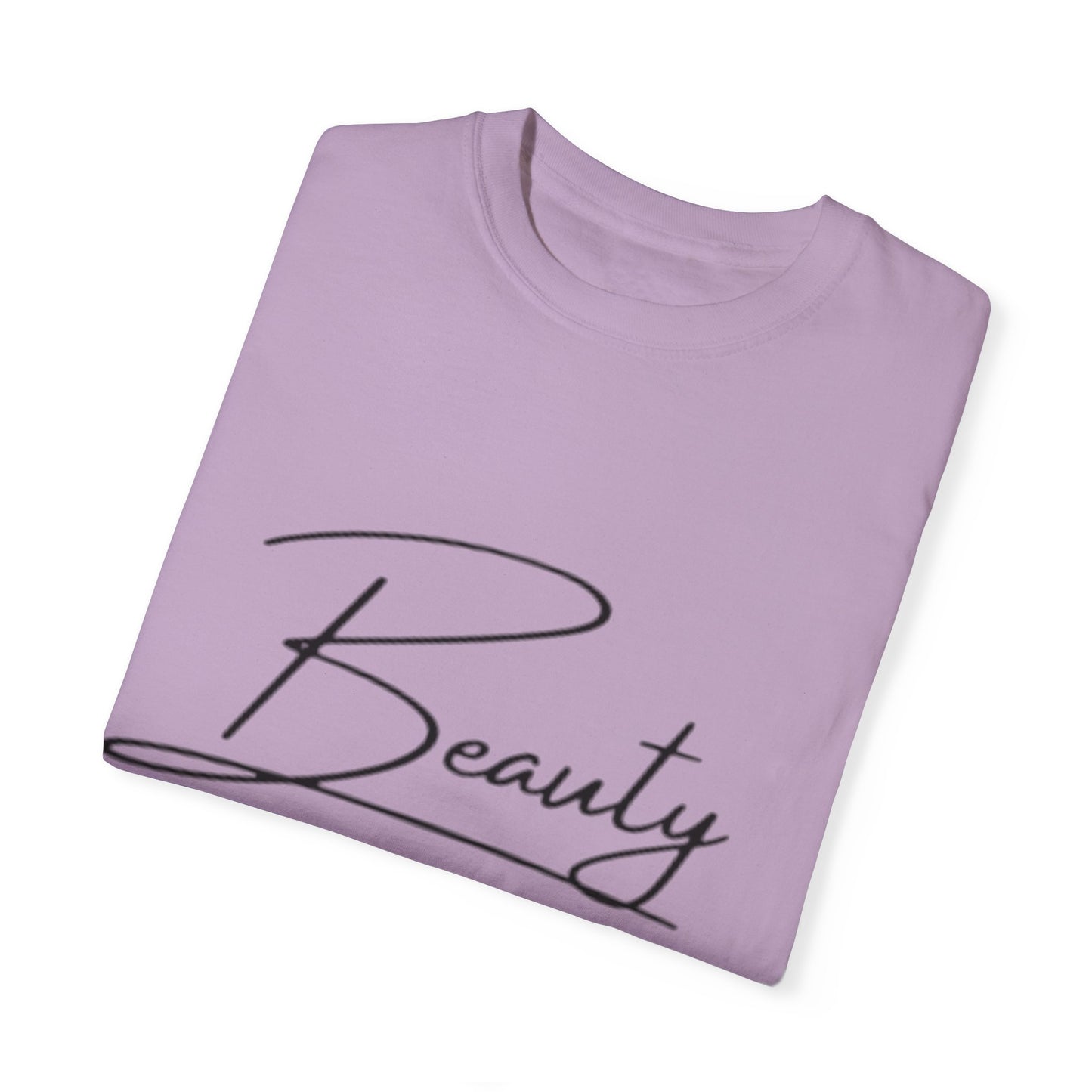 Unisex Garment-Dyed T-Shirt | Beauty for Ashes Inspirational Tee | Uplifting Message for Comfort and Hope