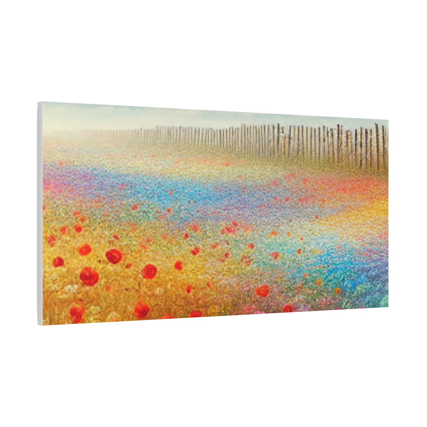 Vibrant Flower Field Canvas Wall Art