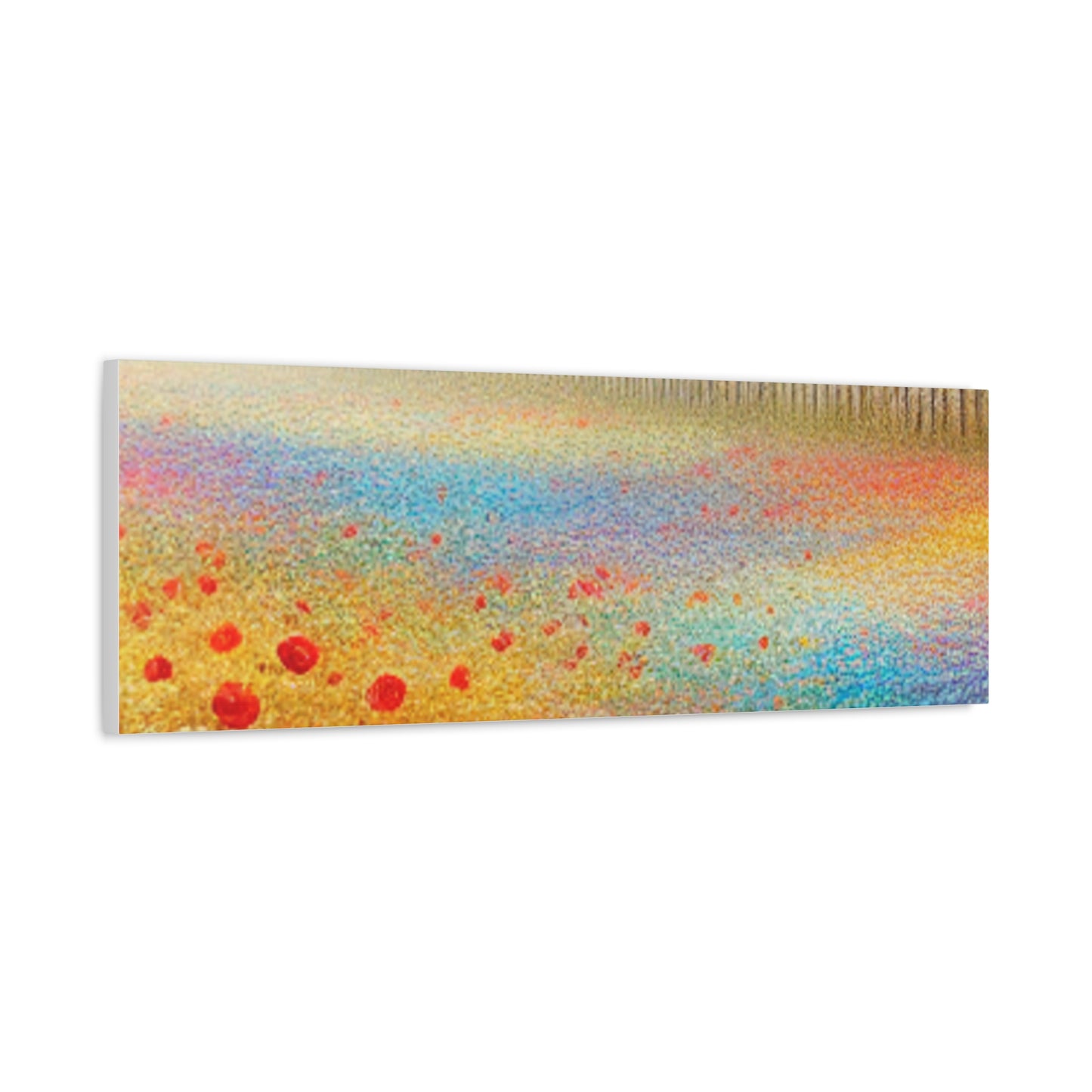 Vibrant Flower Field Canvas Wall Art