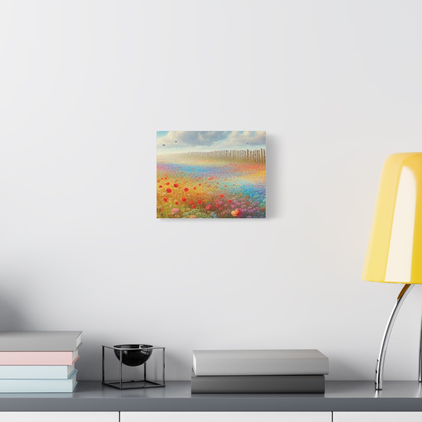 Vibrant Flower Field Canvas Wall Art