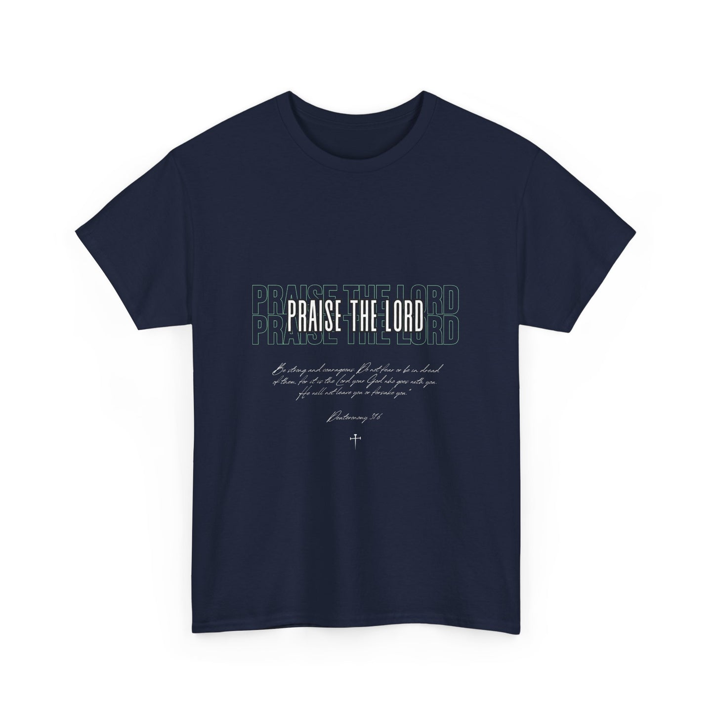 Praise The Lord Unisex Heavy Cotton Tee - Comfortable Faith-Based T-Shirt