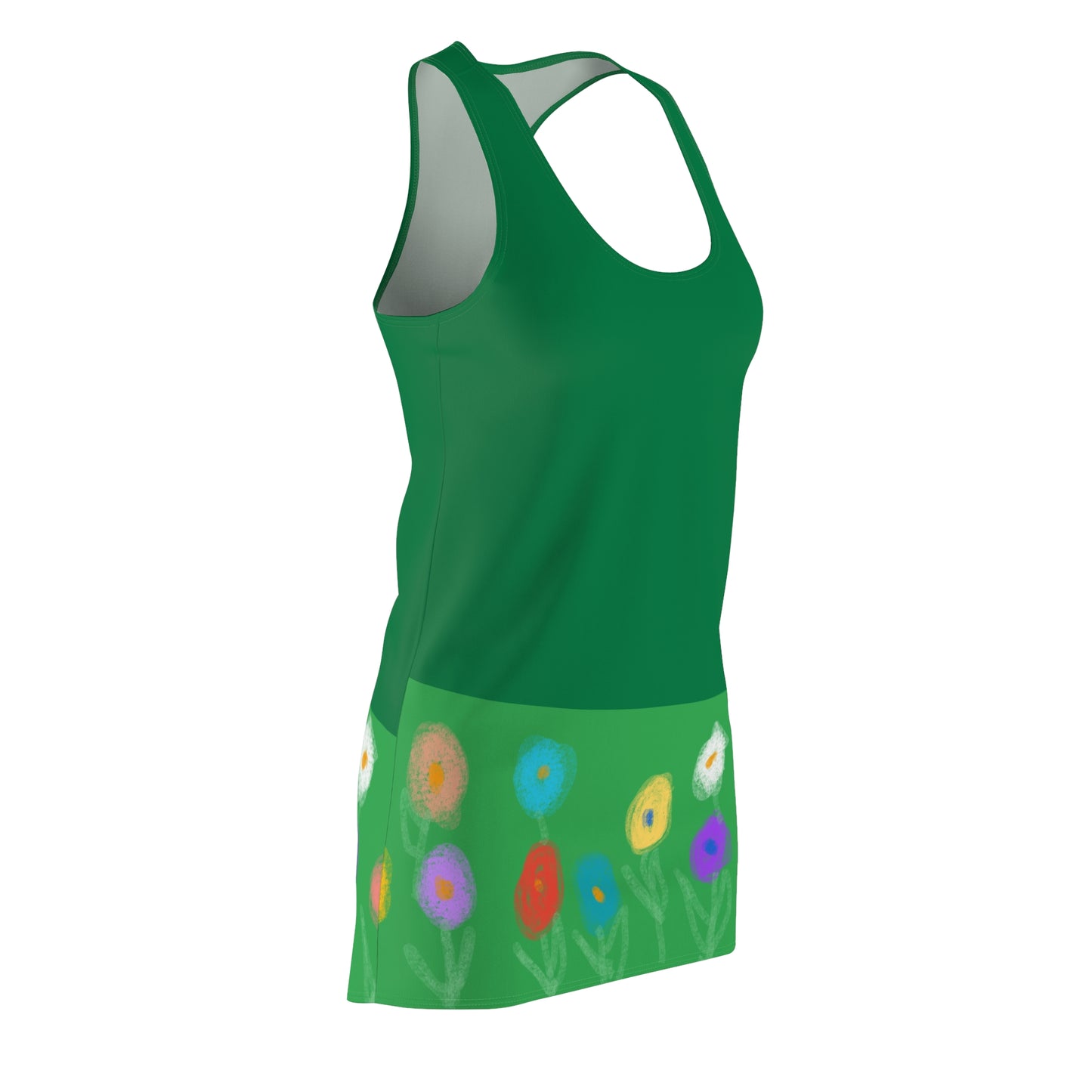 Women's Cut & Sew Racerback Dress (AOP)