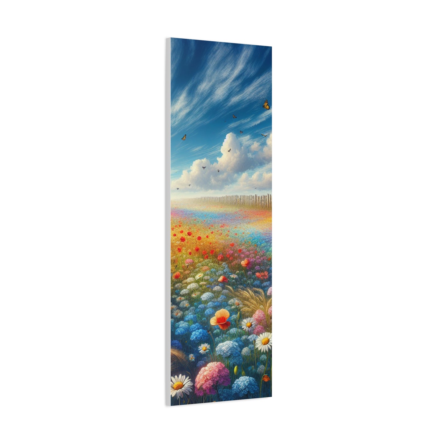 Vibrant Flower Field Canvas Wall Art