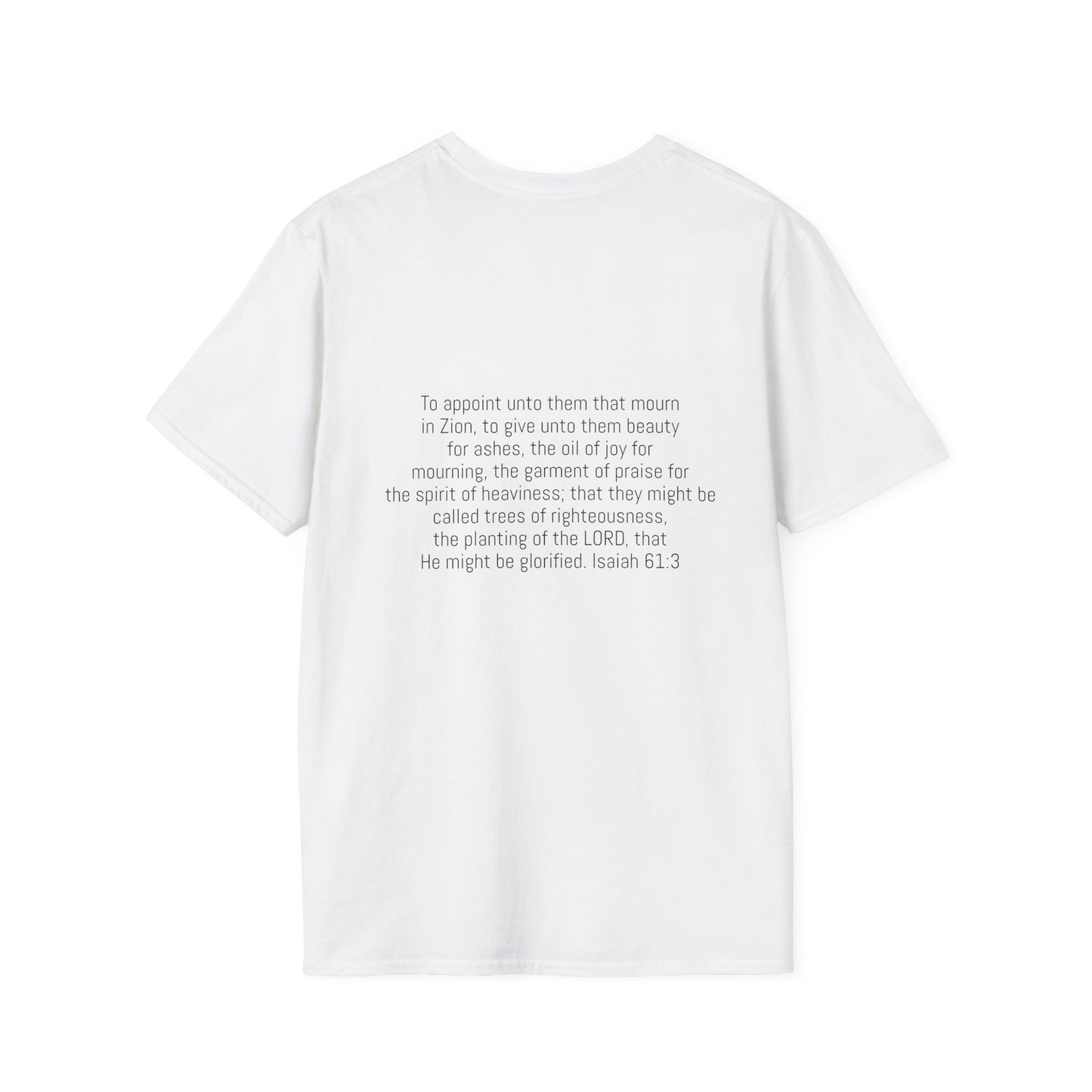 Unisex Softstyle T-Shirt - 'Beauty for Ashes' Inspirational Tee