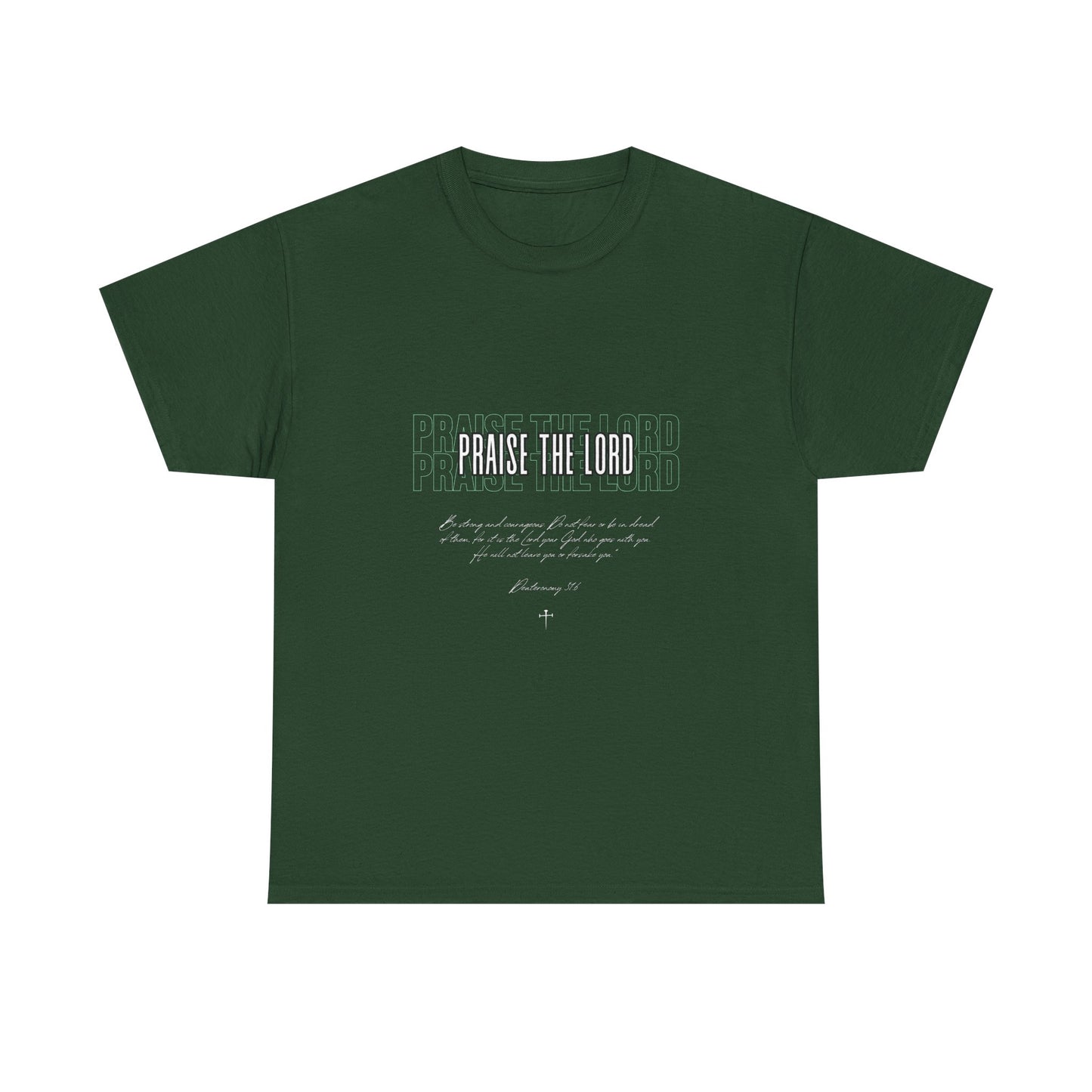 Praise The Lord Unisex Heavy Cotton Tee - Comfortable Faith-Based T-Shirt