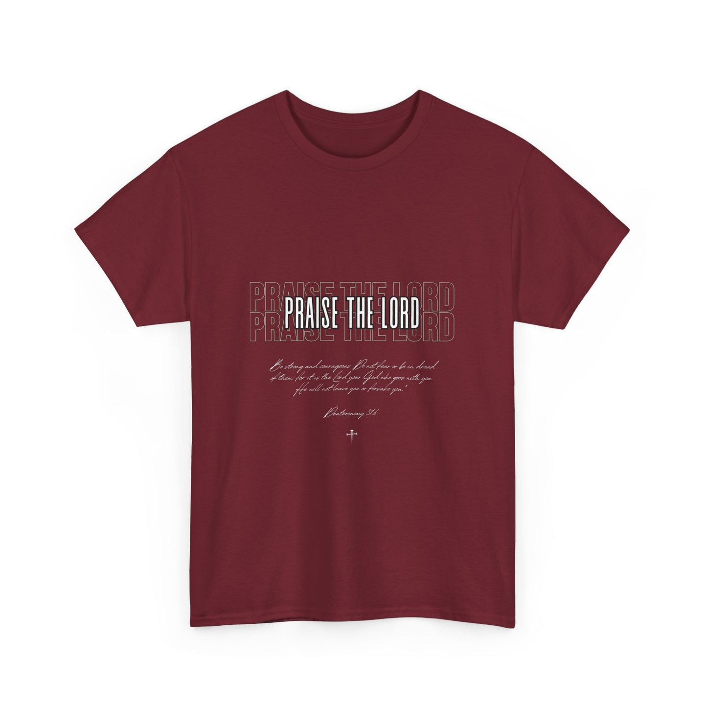 Praise The Lord Unisex Heavy Cotton Tee - Comfortable Faith-Based T-Shirt