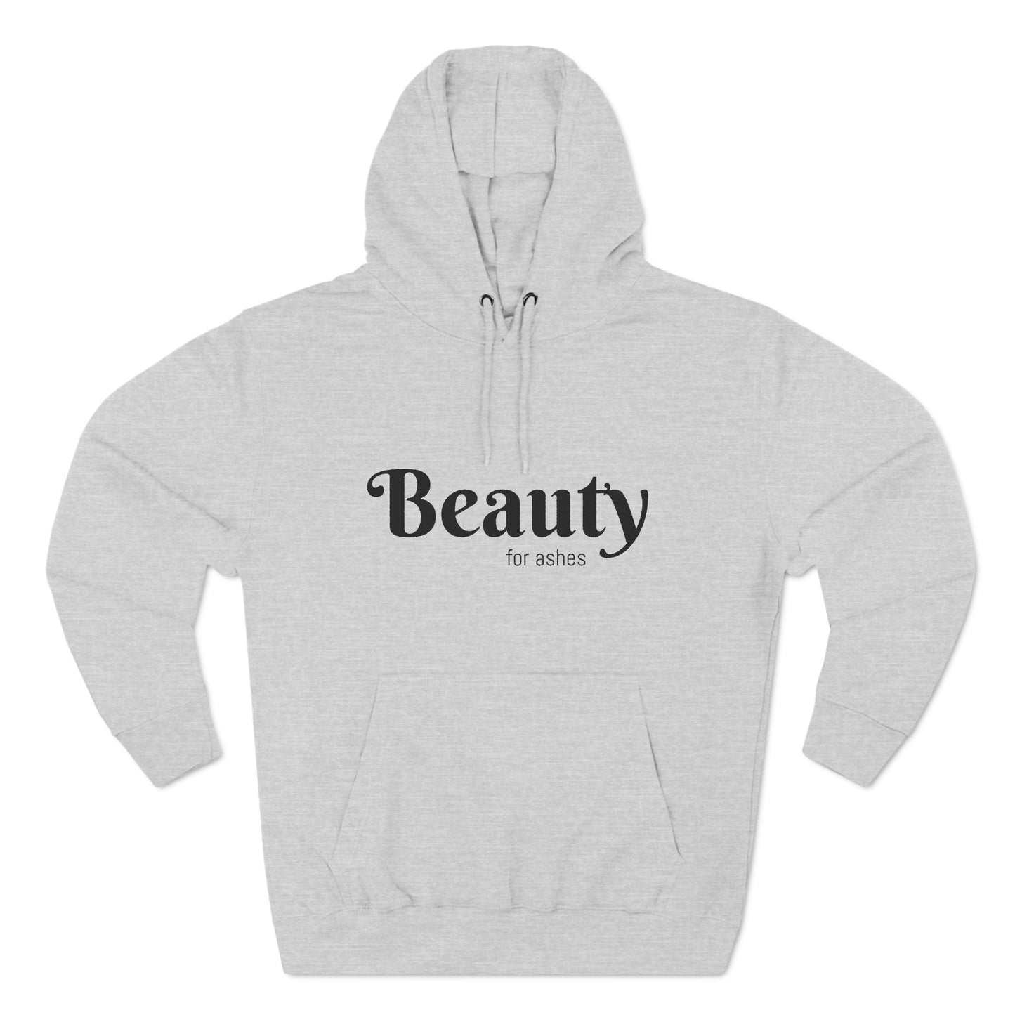 Three-Panel Fleece Hoodie