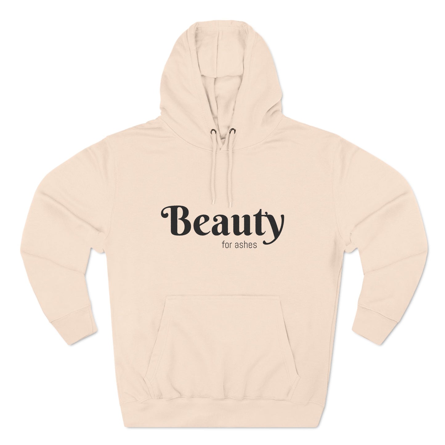Three-Panel Fleece Hoodie