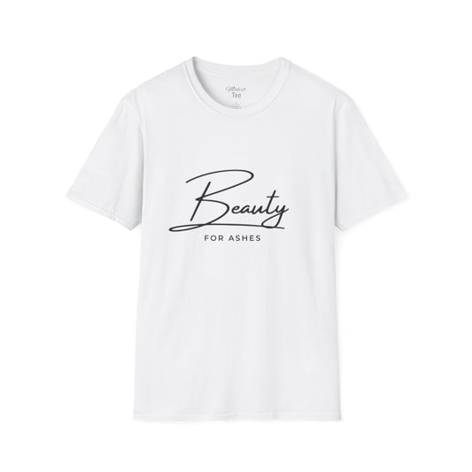 Unisex Softstyle T-Shirt - 'Beauty for Ashes' Inspirational Tee