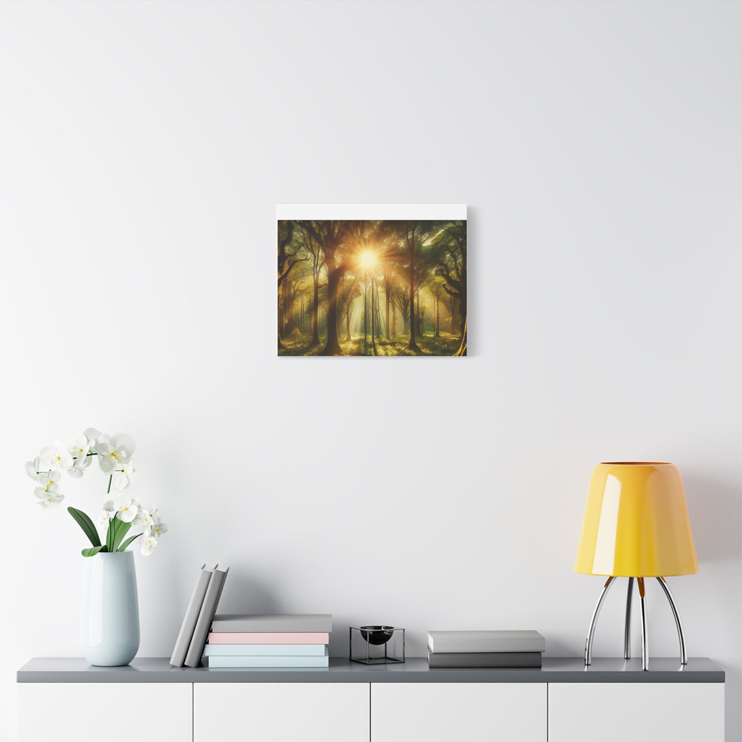 Serene Forest Matte Canvas Art - 1.25" Stretched Wall Decor