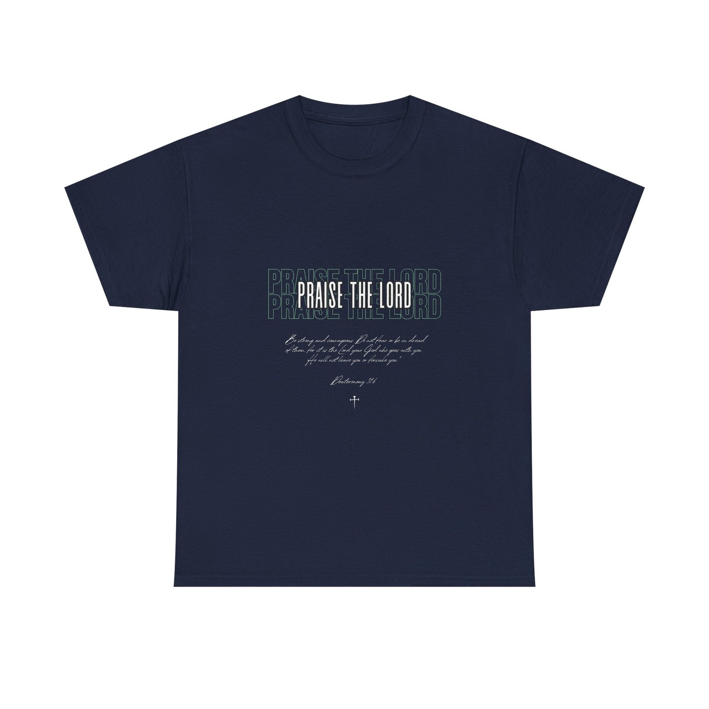 Praise The Lord Unisex Heavy Cotton Tee - Comfortable Faith-Based T-Shirt