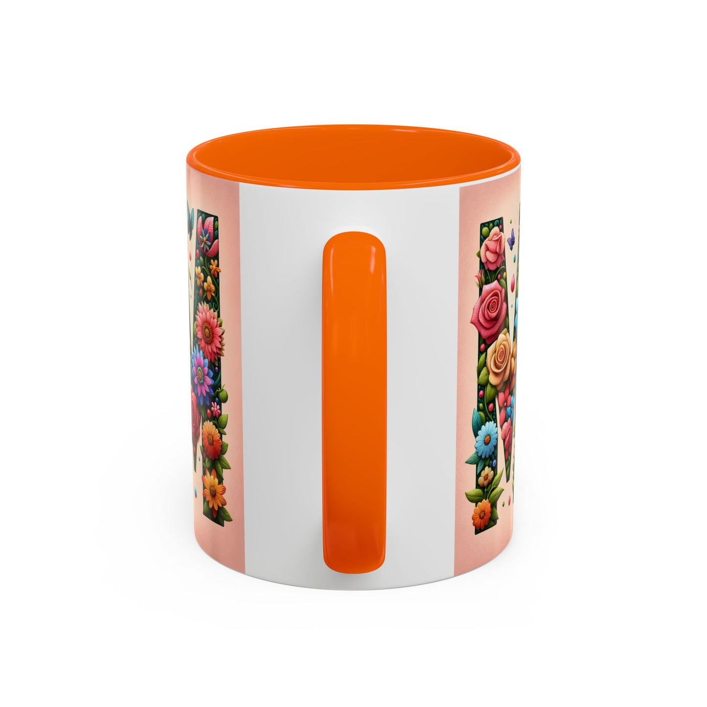 Floral Mom Coffee Mug - Vibrant Pink Accent Cup for Mother's Day & Everyday Use