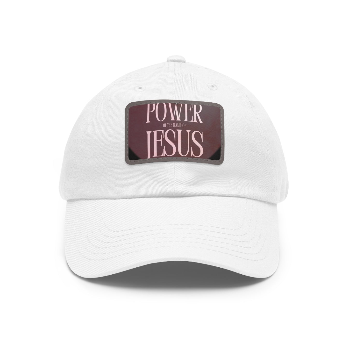 Copy of Faith-Inspired Dad Hat with Leather Patch | Stylish Black Cap for Everyday Wear