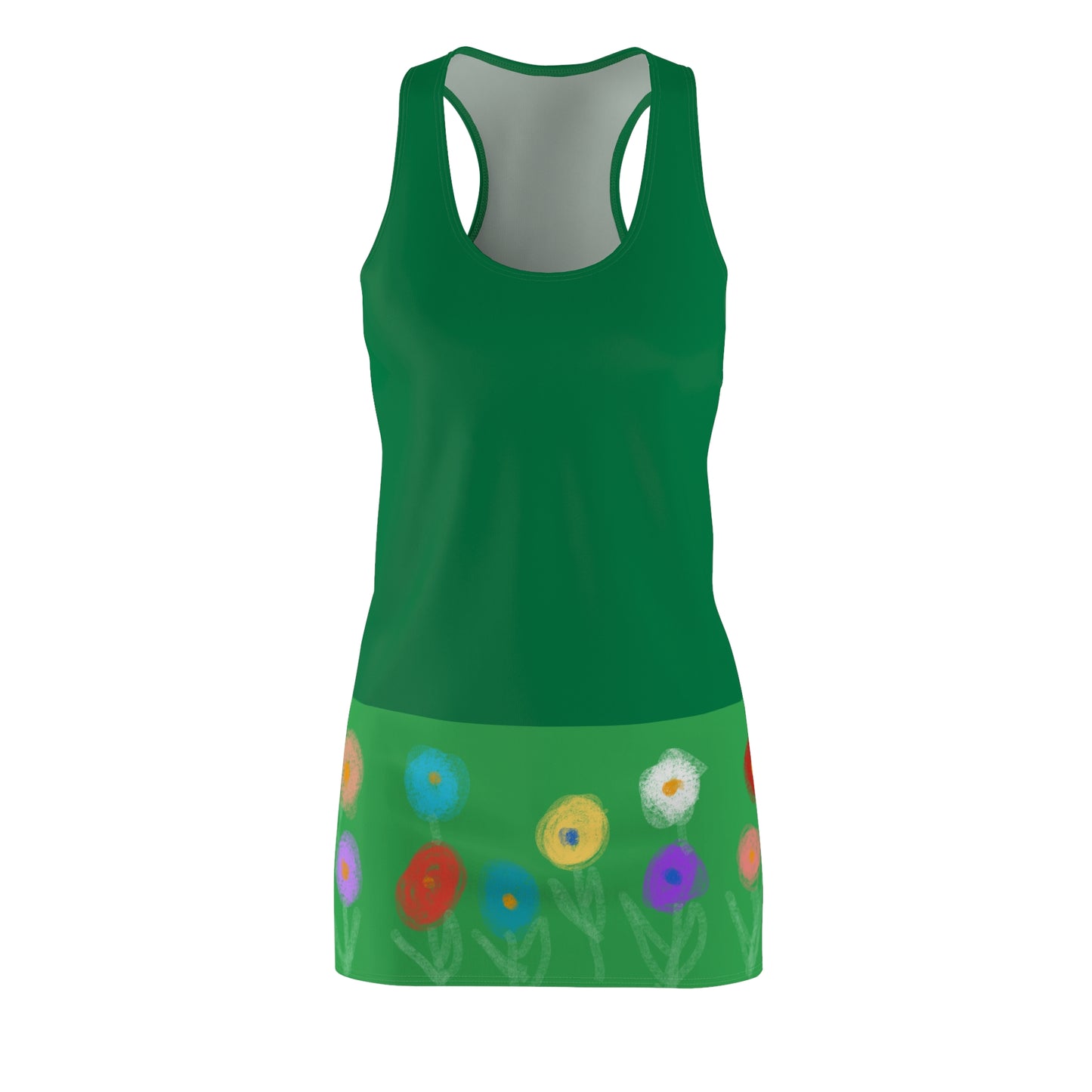 Women's Cut & Sew Racerback Dress (AOP)