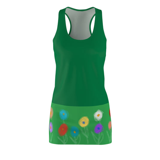 Women's Cut & Sew Racerback Dress (AOP)