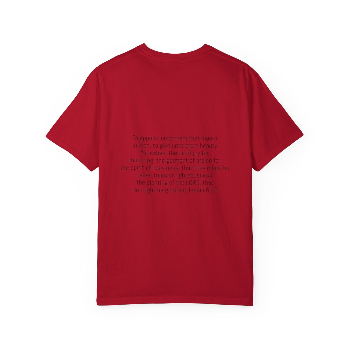 Beauty for Ashes Unisex T-Shirt - Inspirational Garment-Dyed Tee