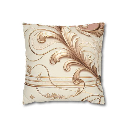 Faux Suede Square Pillowcase