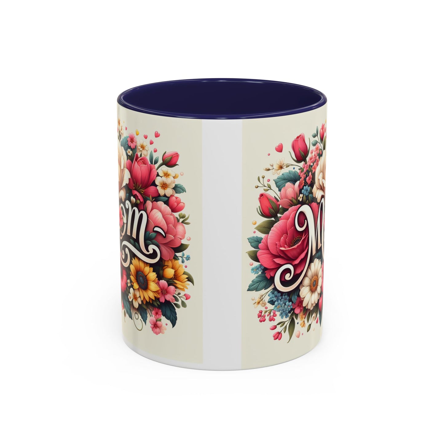 Floral Mom Coffee Mug - Colorful 11oz & 15oz Accent Mug for Mother's Day