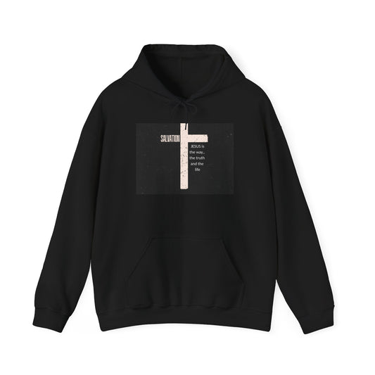 Faith-Inspired Hoodie - "Jesus is the Way, the Truth, and the Life"