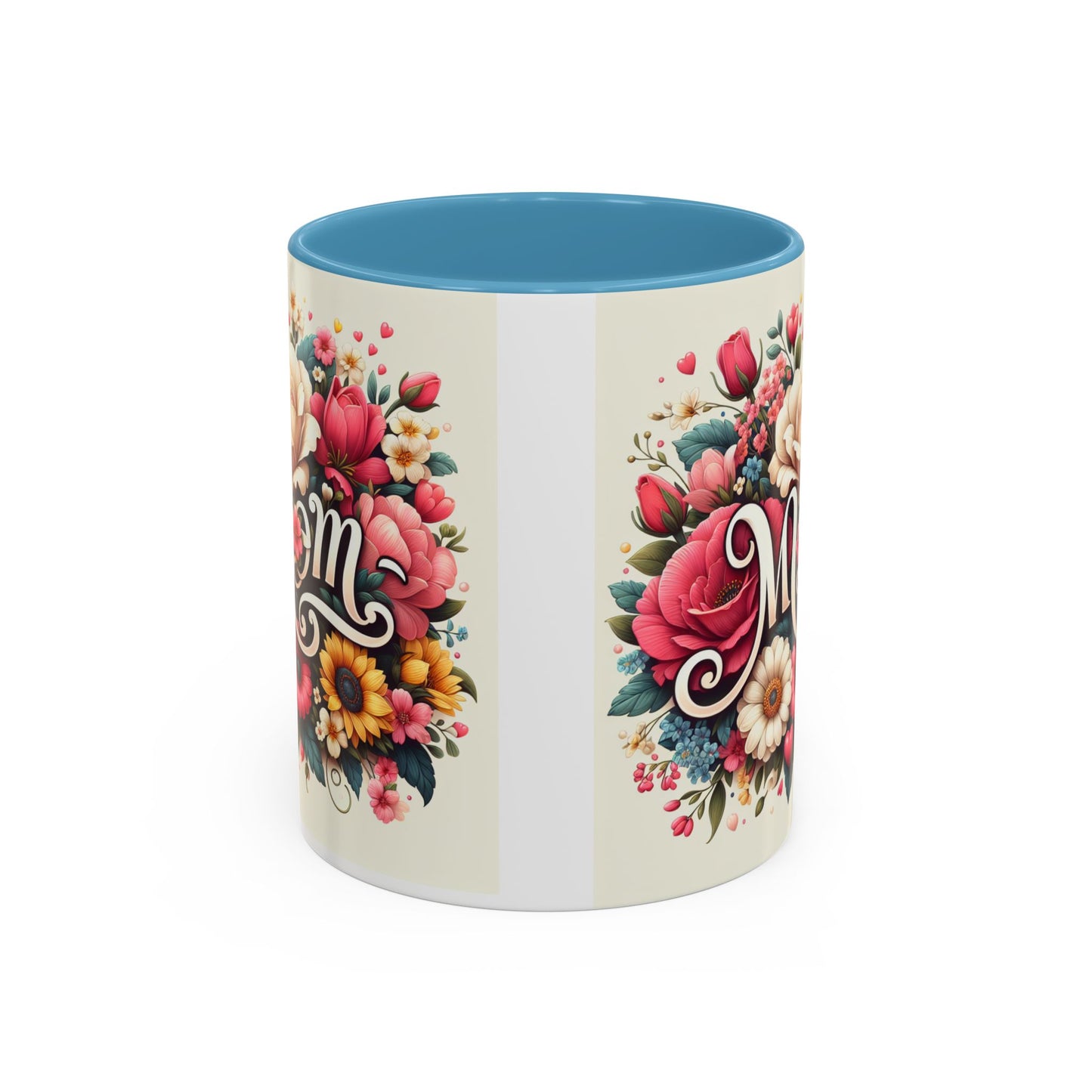 Floral Mom Coffee Mug - Colorful 11oz & 15oz Accent Mug for Mother's Day