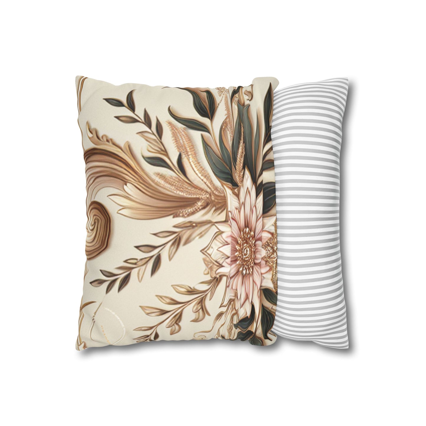 Faux Suede Square Pillowcase