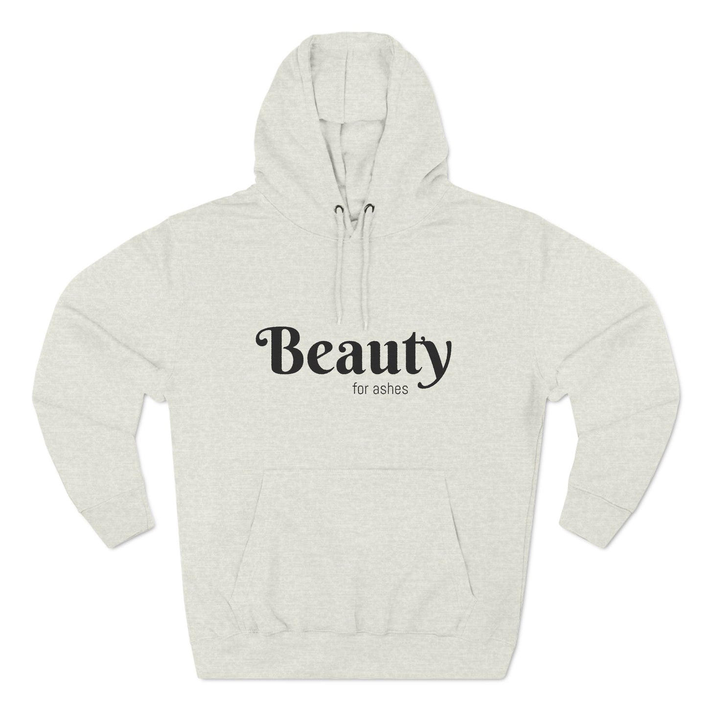 Three-Panel Fleece Hoodie