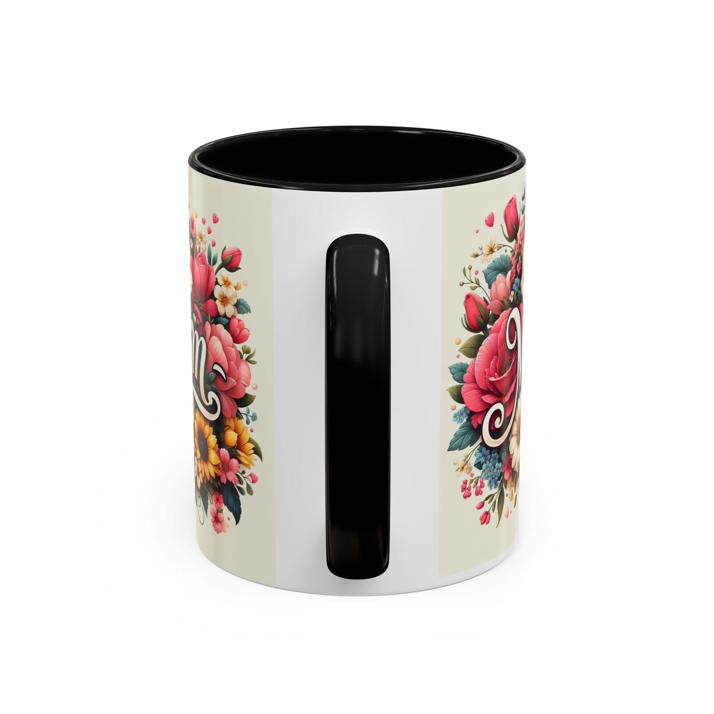 Floral Mom Coffee Mug - Colorful 11oz & 15oz Accent Mug for Mother's Day