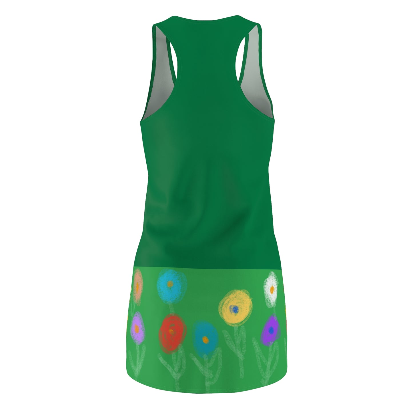 Women's Cut & Sew Racerback Dress (AOP)