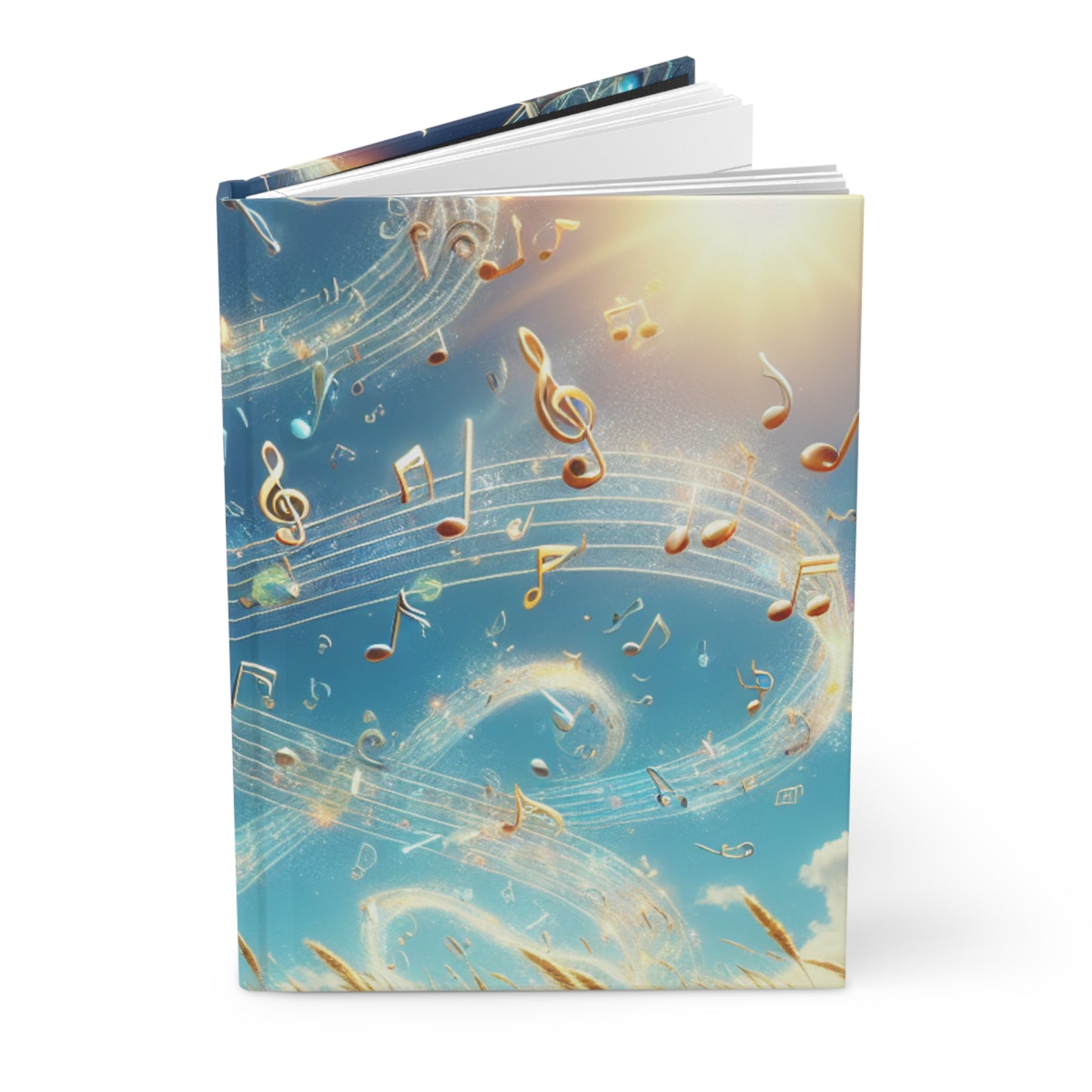 Musical Dreams Hardcover Journal - Creative Inspiration for Music Lovers